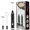 Rechargeable 2 in 1 Electric Egg Beater and Coffee Foamer with 3 Speeds