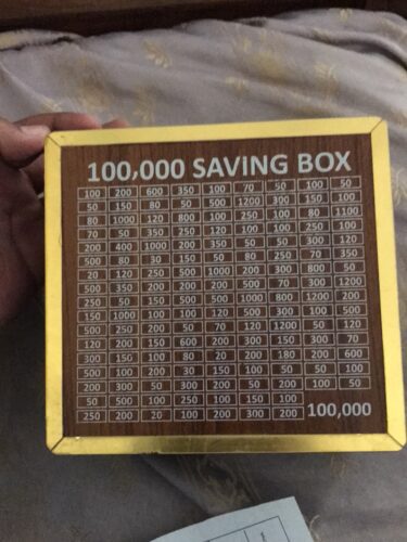 Money Saving Box | Cash Challenge Tracker | Umrah Budget Savings Organizer for Kids & Adults photo review